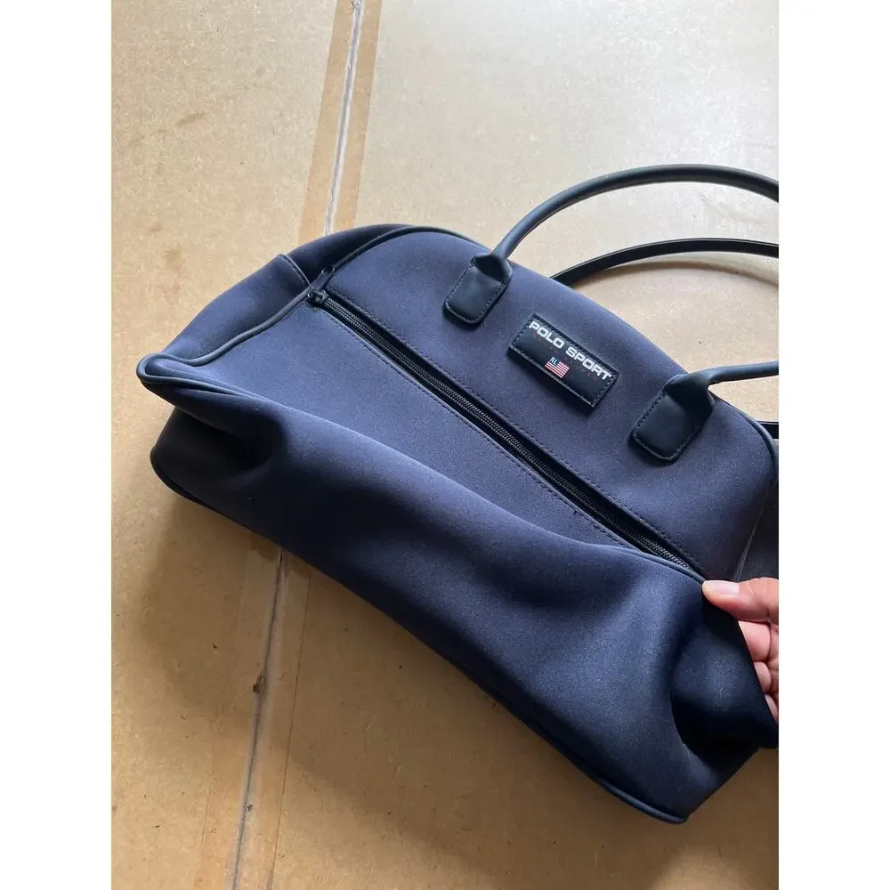 Vintage Polo Sport Ralph Lauren Navy Shoulder Messenger Bag